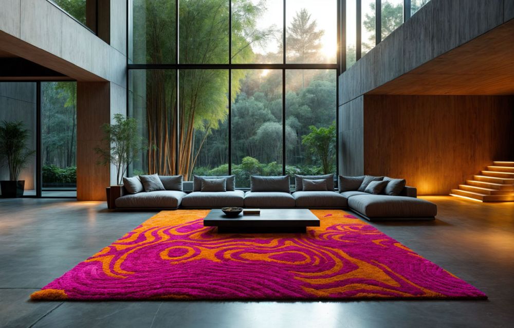 De Caldes interior atmosphere with rugs
